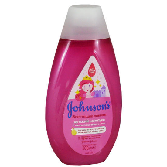 Jonson's (Джонсонс) детский шампунь для волос Блестящие локоны 300 мл